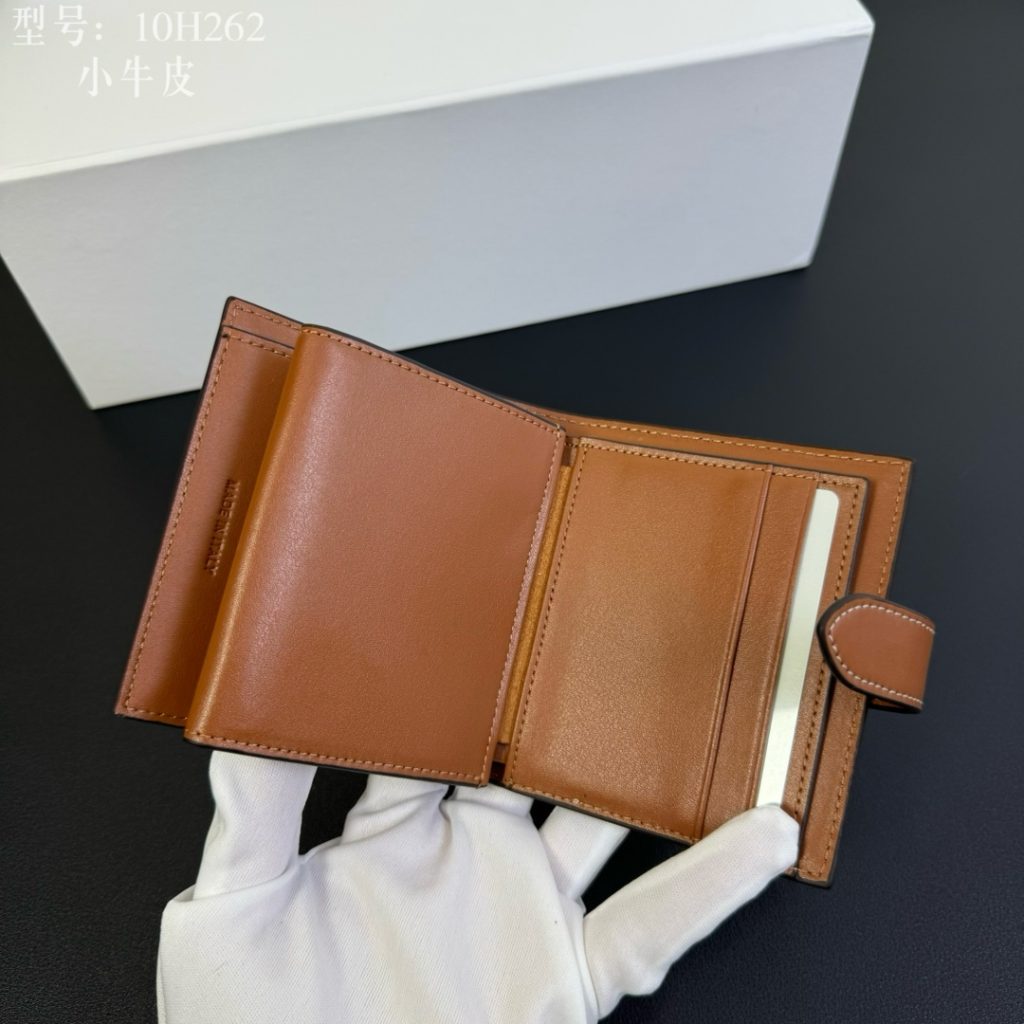 CELINE ミニウォレット 長財布 二つ折り ベージュ×ブラウン 10H262 - 画像 8
