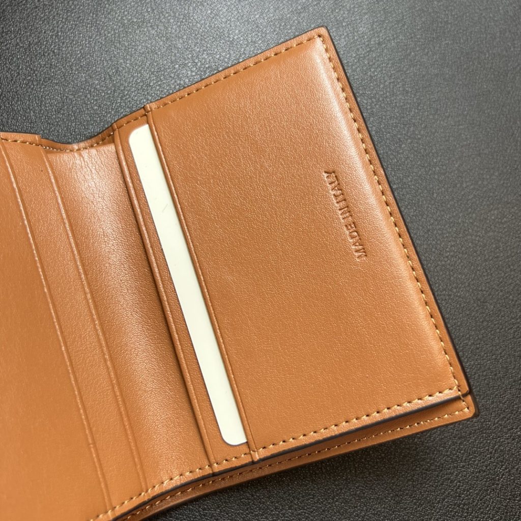 CELINE セリーヌ ウォレット ブルー×ホワイト デニム柄 2way 二つ折り 財布 4色入 - 画像 8