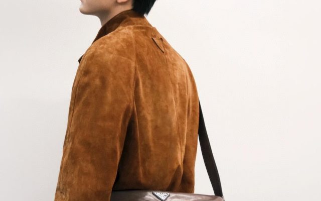 PRADA メンズ ブリーフケース ブラウン 1色入
