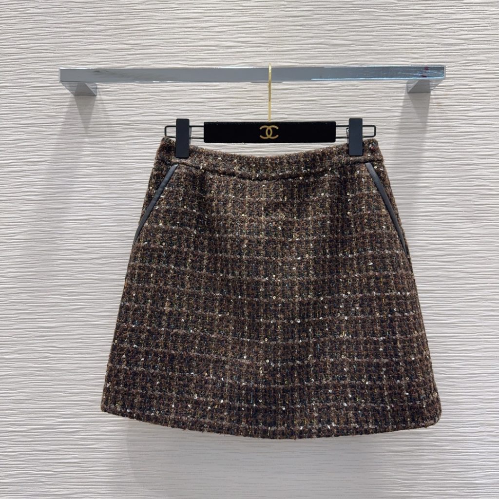 シャネル ワンピース チェック柄 2way ブラック レディース 【新品】 - 画像 2