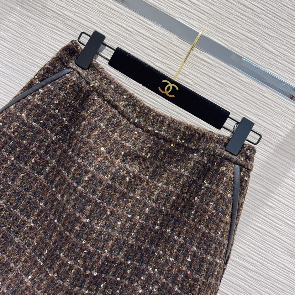 シャネル ワンピース チェック柄 2way ブラック レディース 【新品】 - 画像 3