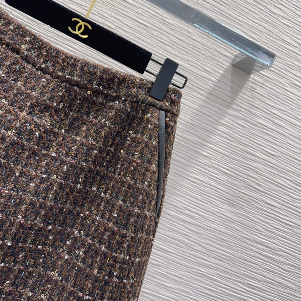 シャネル ワンピース チェック柄 2way ブラック レディース 【新品】 - 画像 4