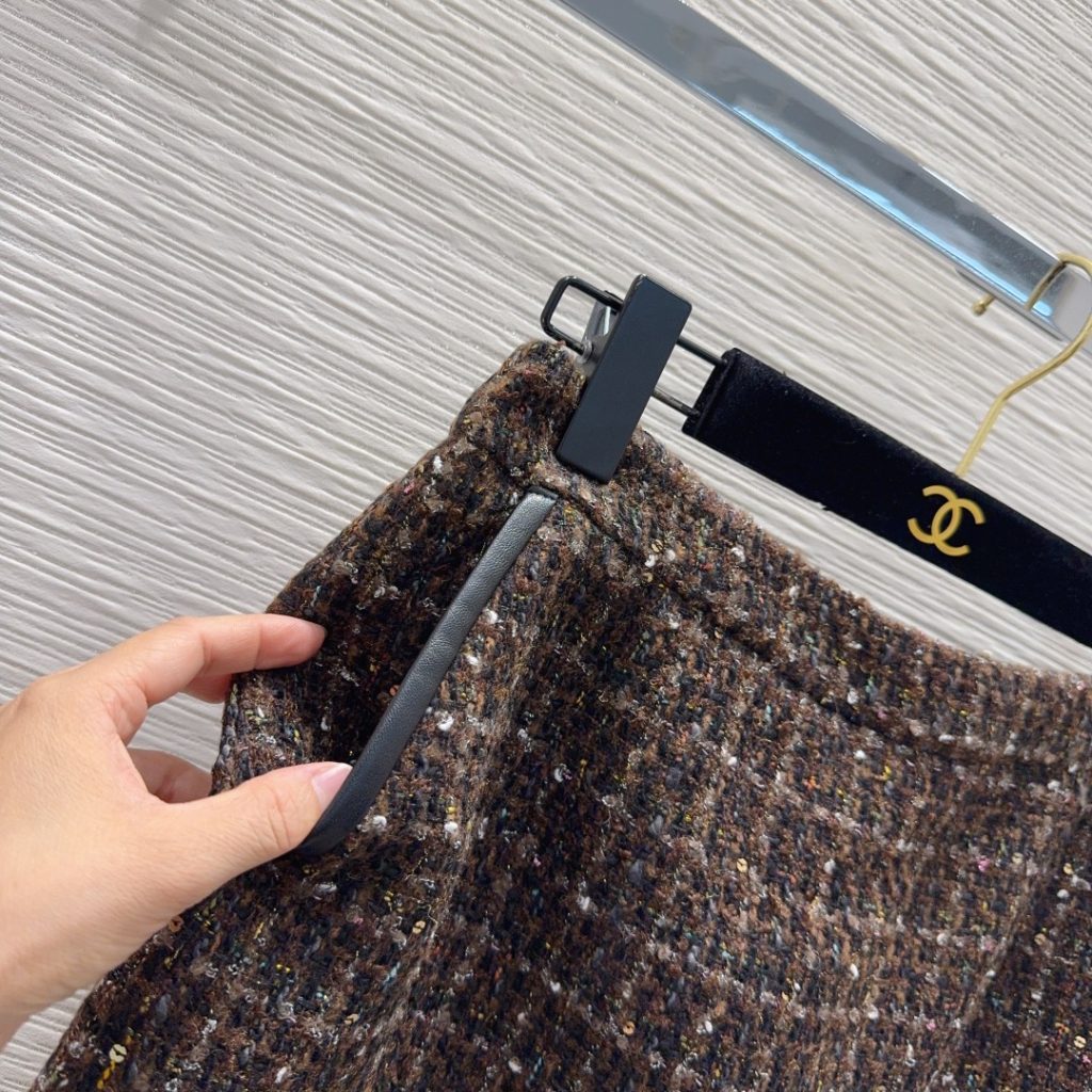 シャネル ワンピース チェック柄 2way ブラック レディース 【新品】 - 画像 6