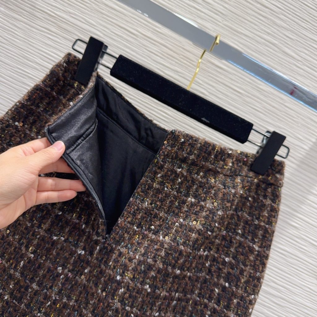 シャネル ワンピース チェック柄 2way ブラック レディース 【新品】 - 画像 7