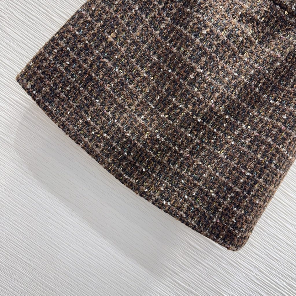 シャネル ワンピース チェック柄 2way ブラック レディース 【新品】 - 画像 8