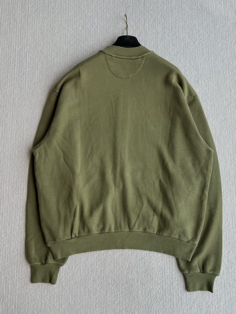 Acne Studios 1996 ロゴ入りジップアップジャケット | グリーン 100%コットン - 画像 4