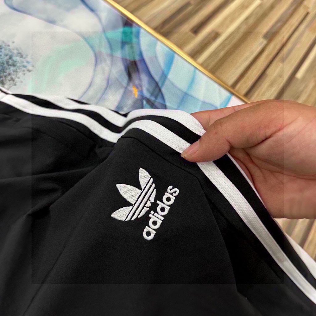 adidas トレーナーパンツ 3本線 スポーツウェア 通勤カジュアル ブラック フリーサイズ - 画像 2