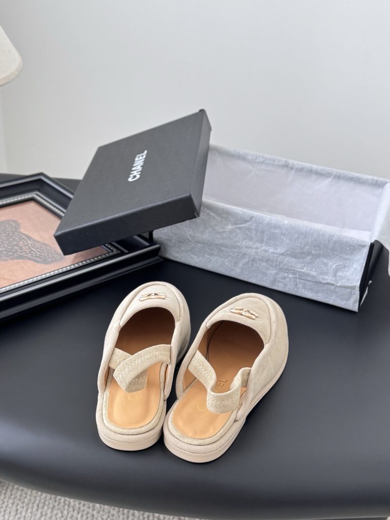 CHANEL シューズ ローファー レディース メンズ 兼用 通勤 通学 シンプル ベージュ - 画像 6