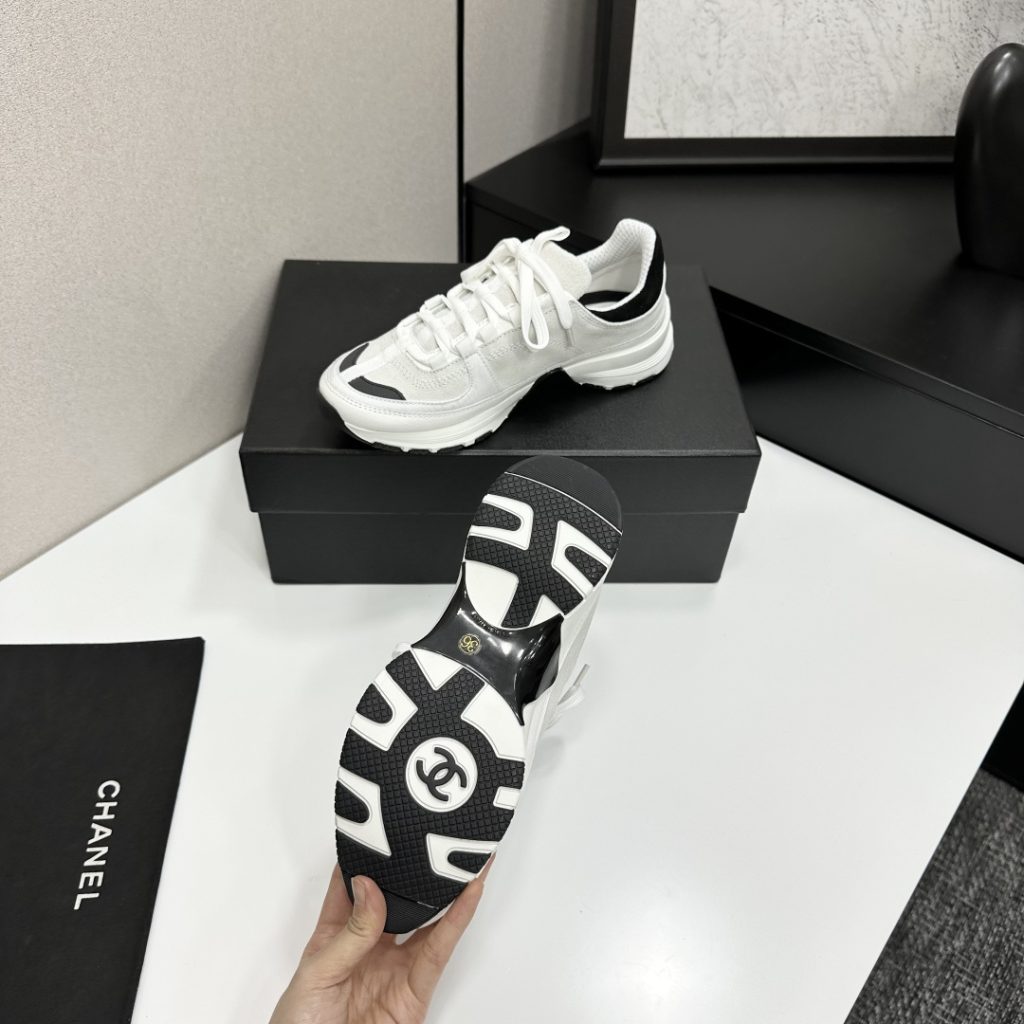 CHANEL シャネル フラットシューズ 本革 軽量 ブラック - 画像 5