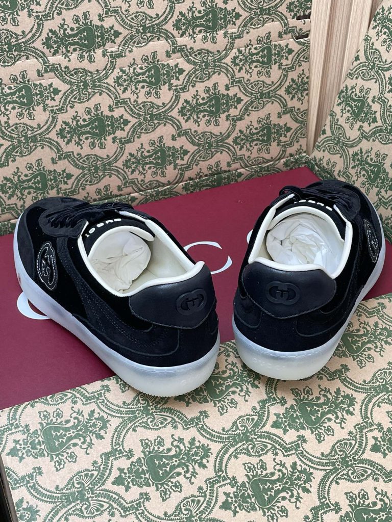 GUCCI グッチ フラットシューズ 本革 通勤 黒色 - 画像 6