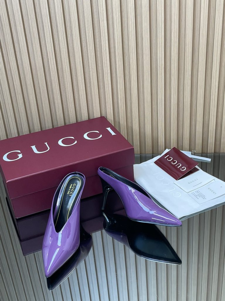 GUCCI グッチ フラットシューズ ポインテッドトゥ ブラック 2色展開 - 画像 7