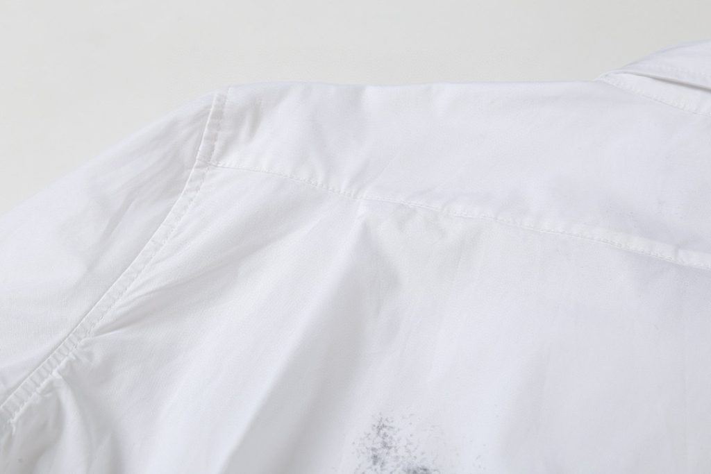 BALENCIAGA バレンシアガ ポプリンシャツ 模糊可 印花 通勤 白色 - 画像 5