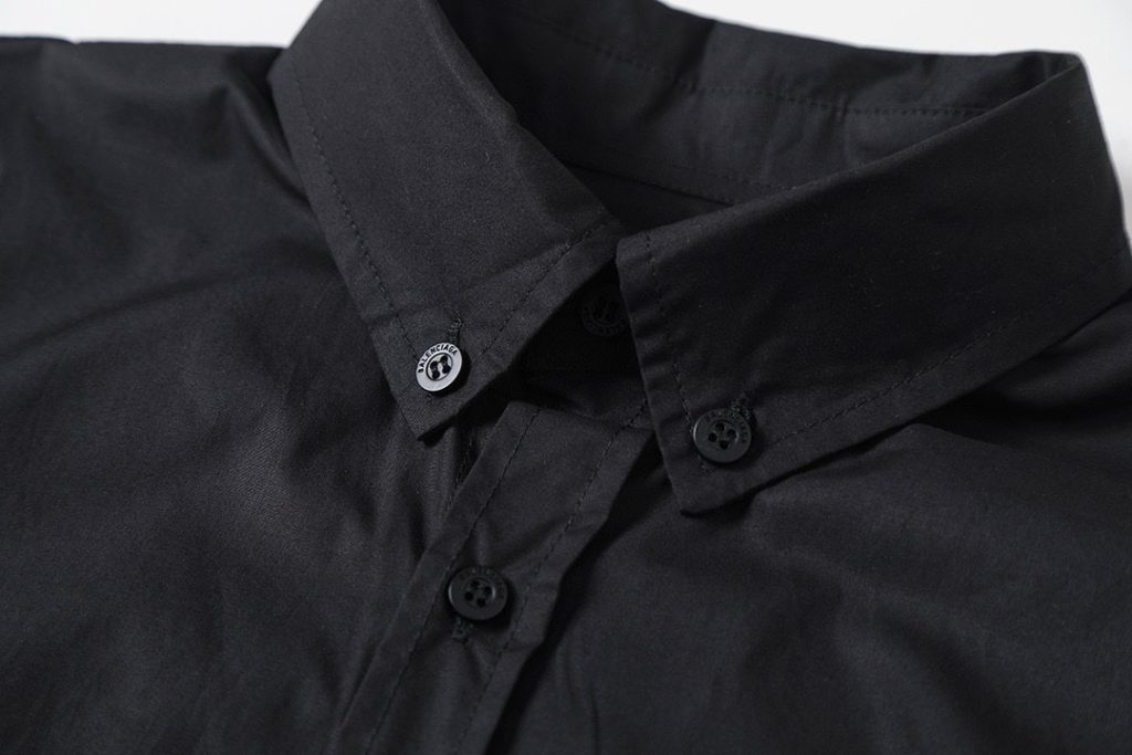BALENCIAGA バレンシアガ ボタンダウンシャツ 通勤 黒 - 画像 3