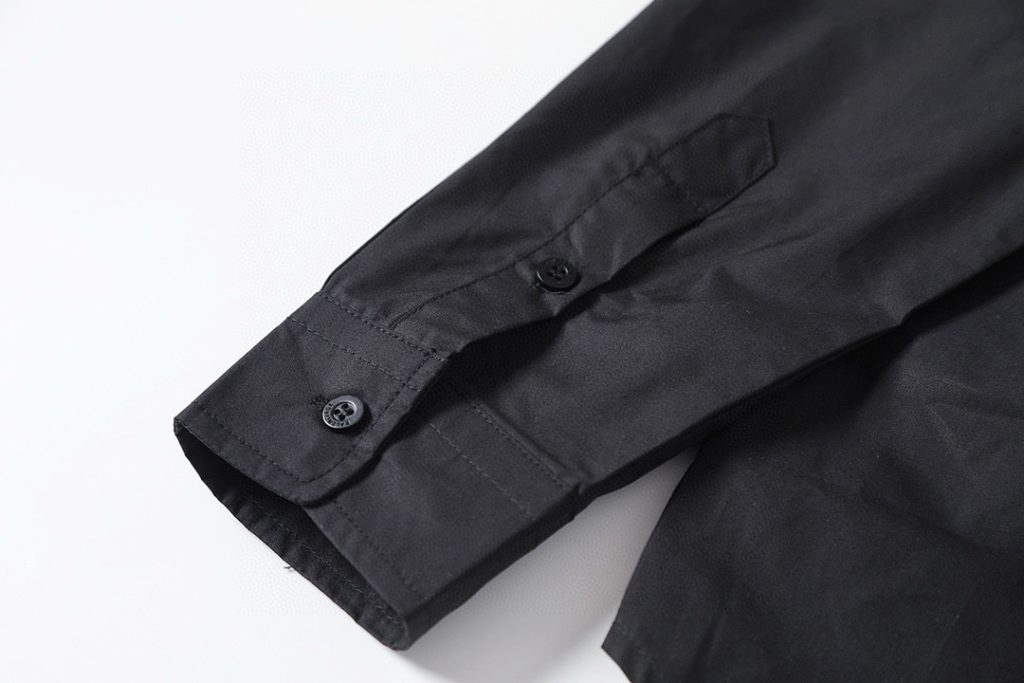 BALENCIAGA バレンシアガ ボタンダウンシャツ 通勤 黒 - 画像 6