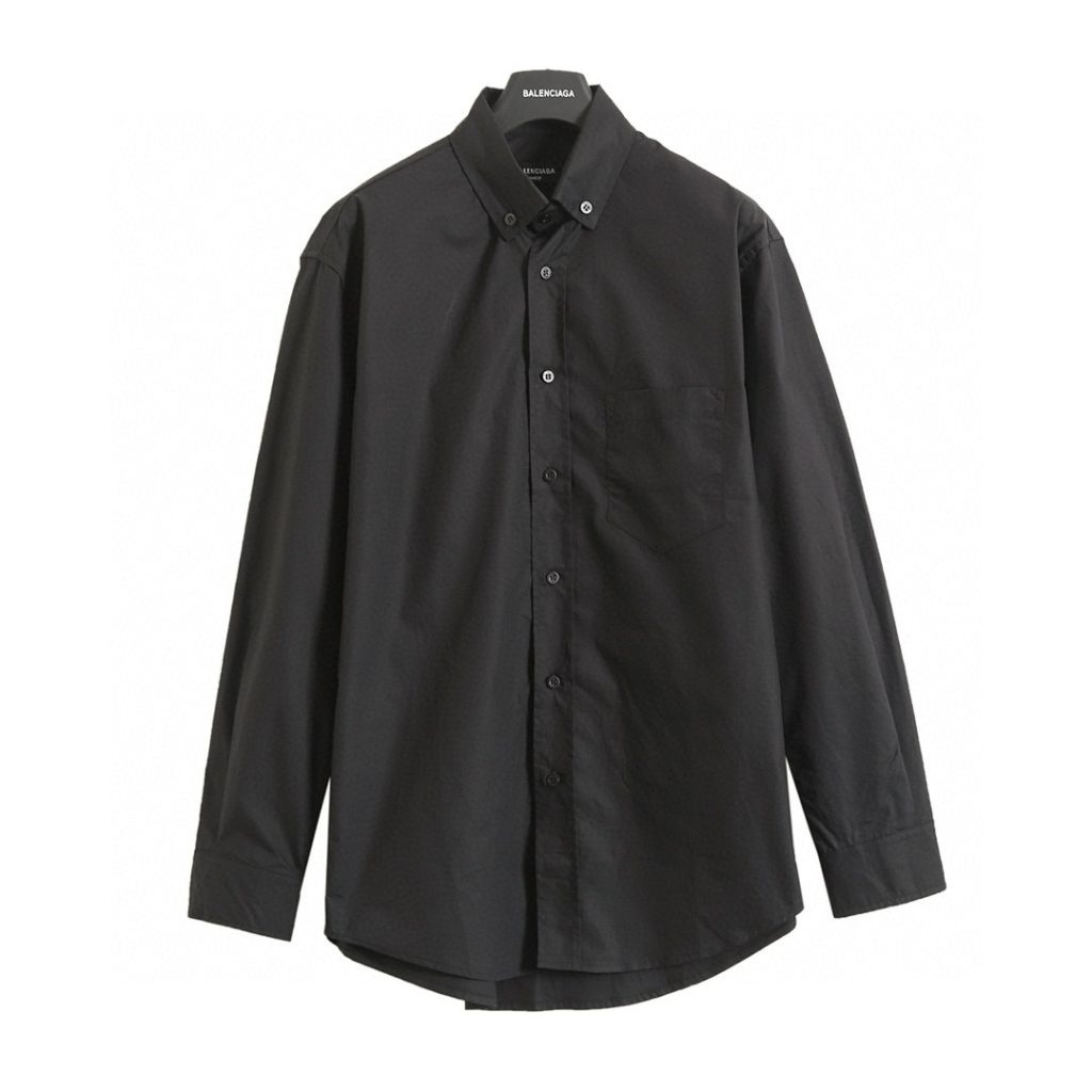 BALENCIAGA バレンシアガ ロゴプリントシャツ 黒/白 全2色 - 画像 3