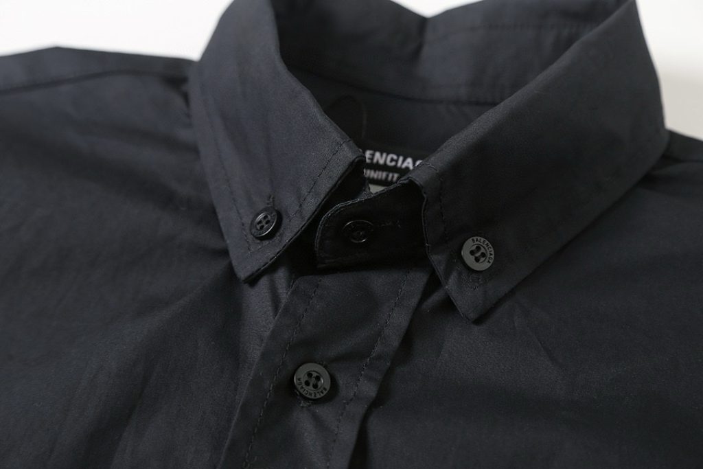 BALENCIAGA バレンシアガ ロゴプリントシャツ 黒/白 全2色 - 画像 5