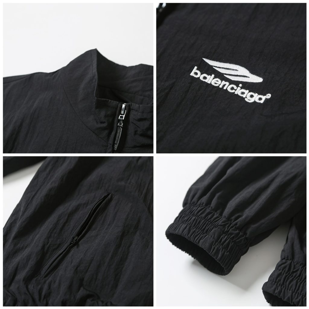 BALENCIAGA バレンシアガ フルジップジャケット 本革 ブラック - 画像 6