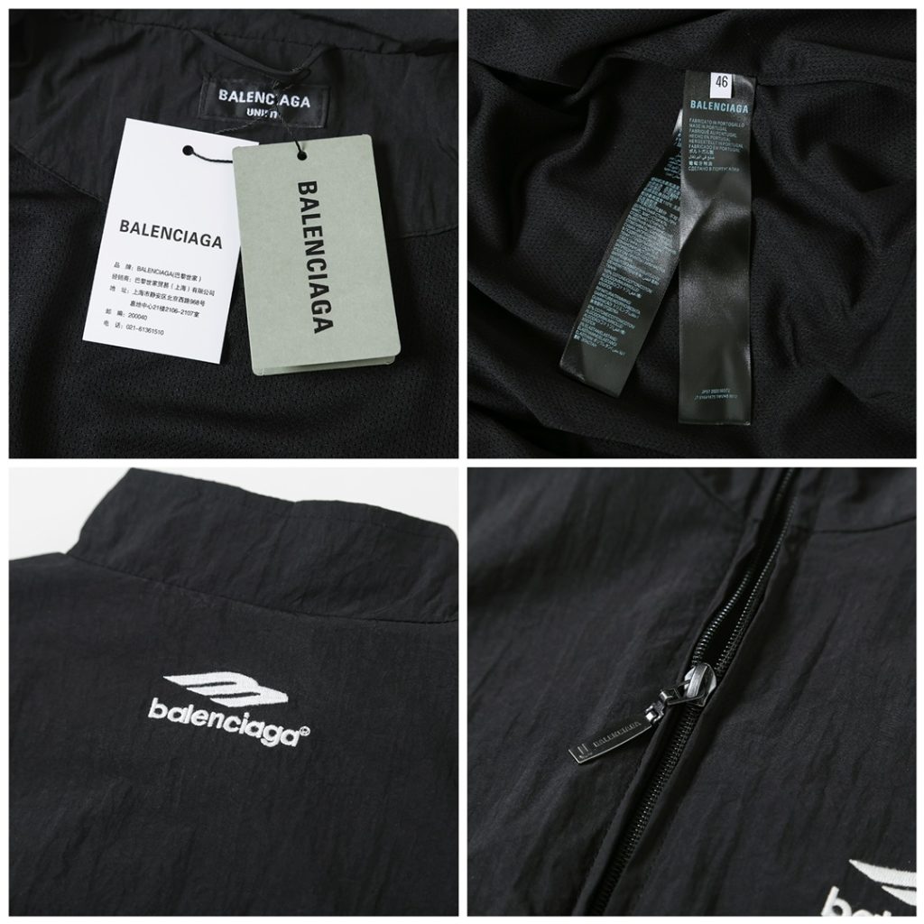 BALENCIAGA バレンシアガ フルジップジャケット 本革 ブラック - 画像 7
