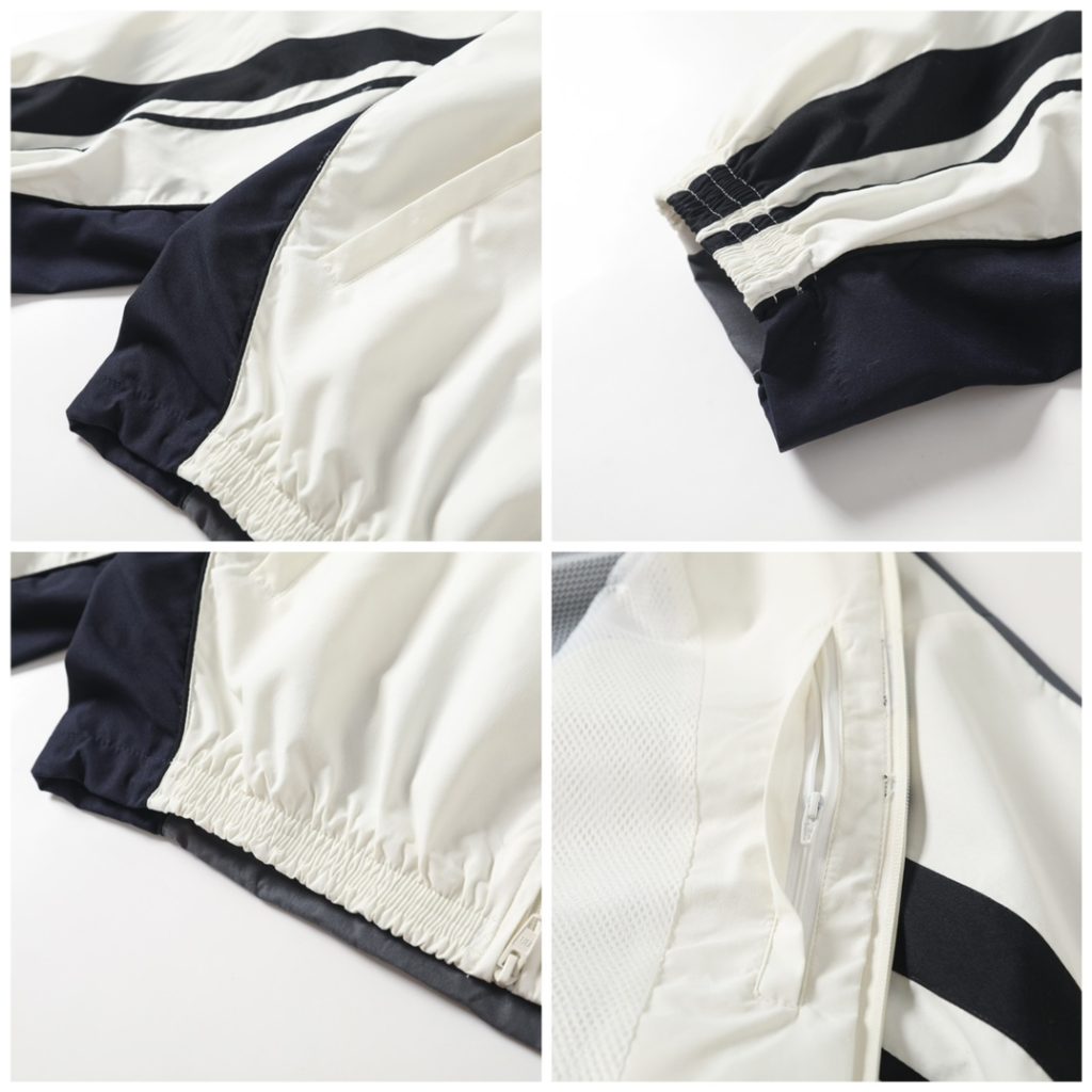 BALENCIAGA バレンシアガ レディース フルジップジャケット 350g/m ファッション ブラック/ホワイト - 画像 6