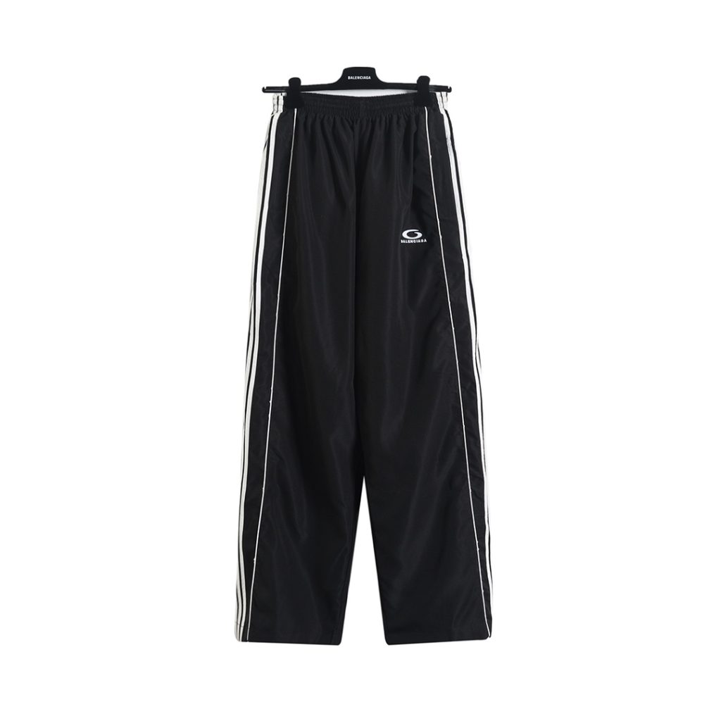 BALENCIAGA バレンシアガ フルジップジャケット + パンツ セット 通勤 通学 トレーニング 黒色 - 画像 3