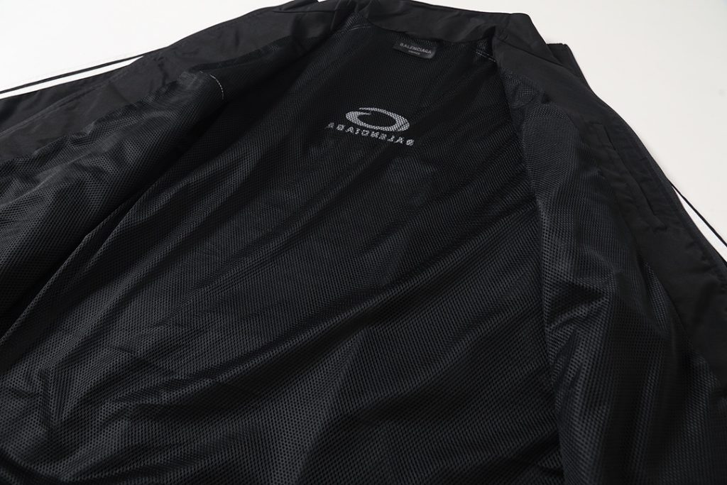 BALENCIAGA バレンシアガ フルジップジャケット + パンツ セット 通勤 通学 トレーニング 黒色 - 画像 5