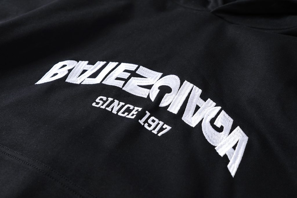 BALENCIAGA バレンシアガ ロゴパーカー ブラック/ホワイト 全2色 - 画像 5