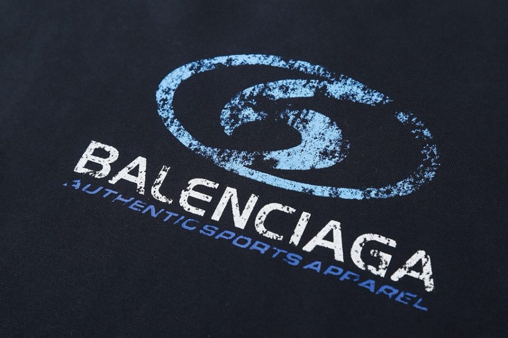 BALENCIAGA バレンシアガ ロゴスウェットシャツ ブラック - 画像 5