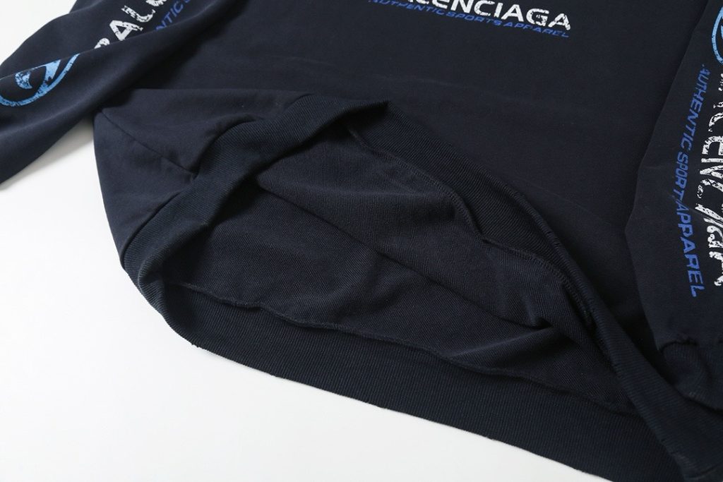 BALENCIAGA バレンシアガ ロゴスウェットシャツ ブラック - 画像 6