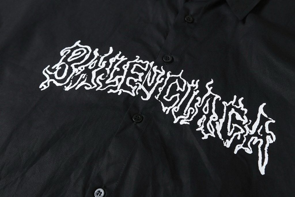 BALENCIAGA バレンシアガ ロングシャツ ブラック - 画像 4