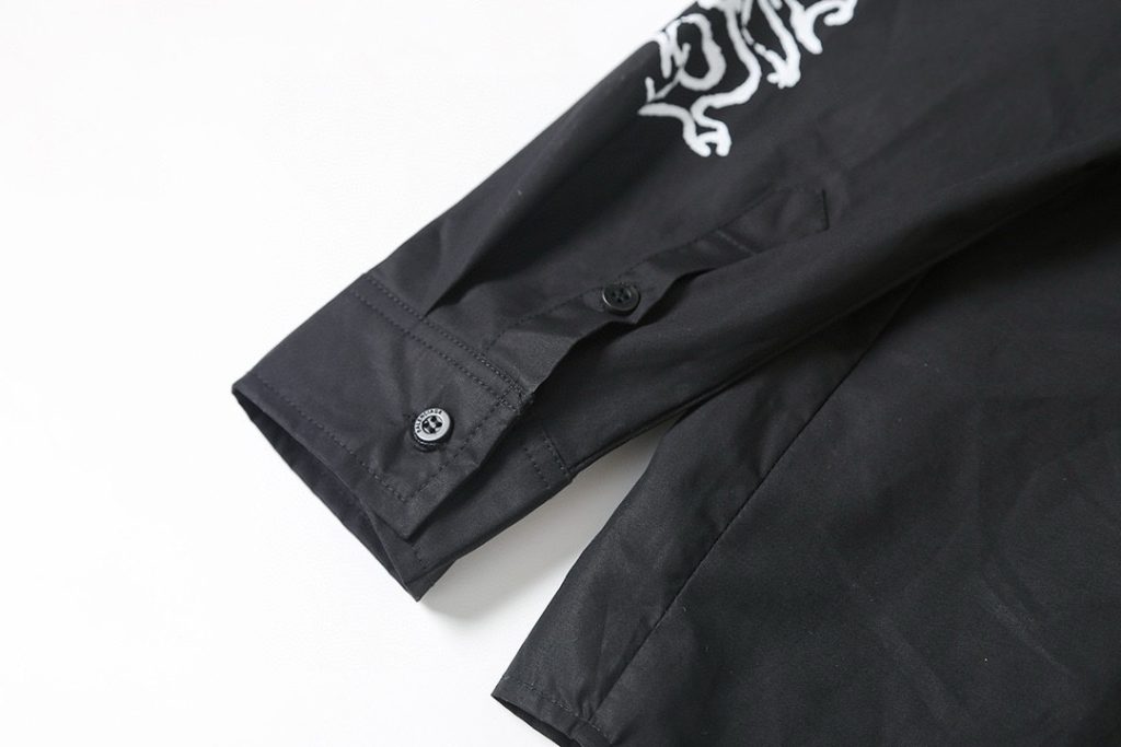 BALENCIAGA バレンシアガ ロングシャツ ブラック - 画像 6