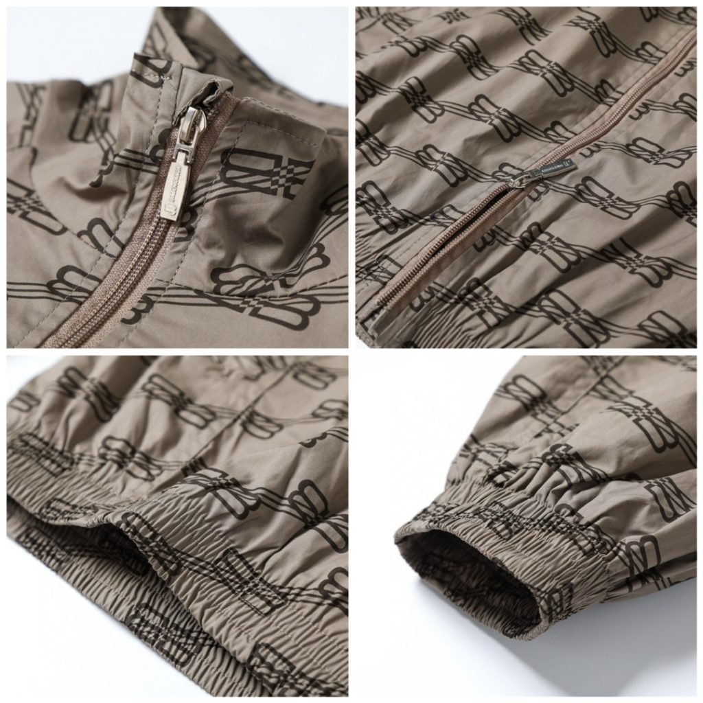 BALENCIAGA バレンシアガ ロゴパーカー 軽量 通勤 ロゴ ファッション グレー 全4色 - 画像 7