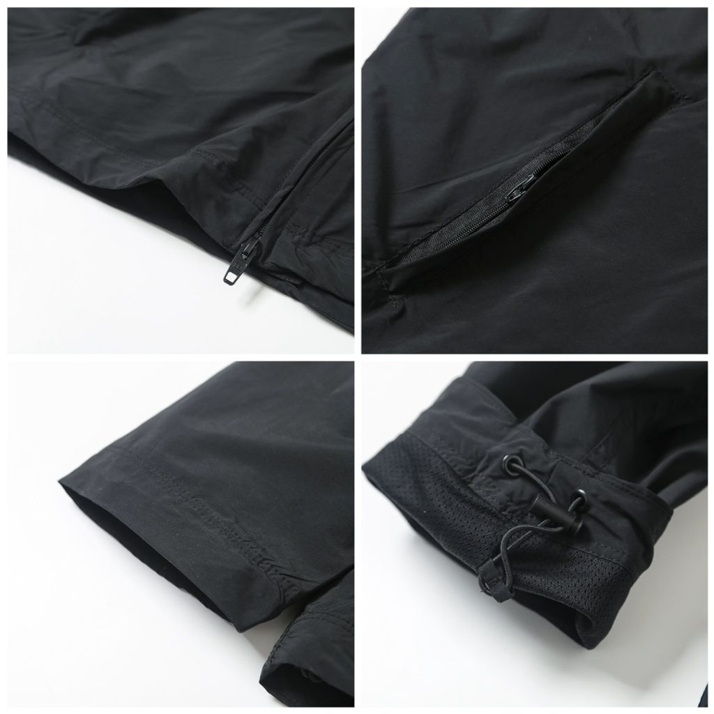 BALENCIAGA バレンシアガ フード付きジャケット 本革 軽量 通勤 通学 ブラック - 画像 7