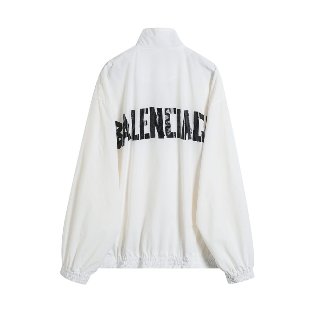 BALENCIAGA バレンシアガ フルジップジャケット フルジップ 黒 印花 防水 ブラック 18字 - 画像 2