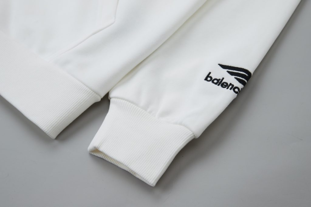 BALENCIAGA バレンシアガ フルジップパーカー パリ 10 ブラック ホワイト 全2色 - 画像 7
