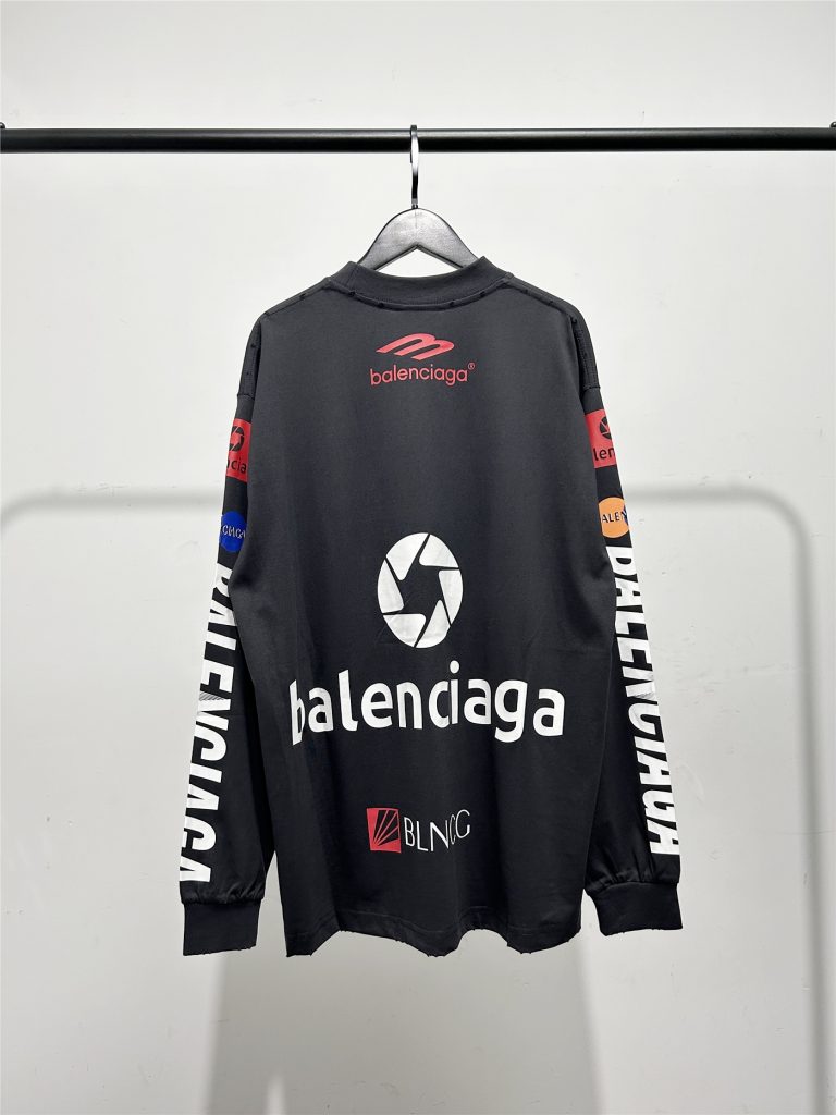 BALENCIAGA バレンシアガ ロングスリーブシャツ ブラック - 画像 2