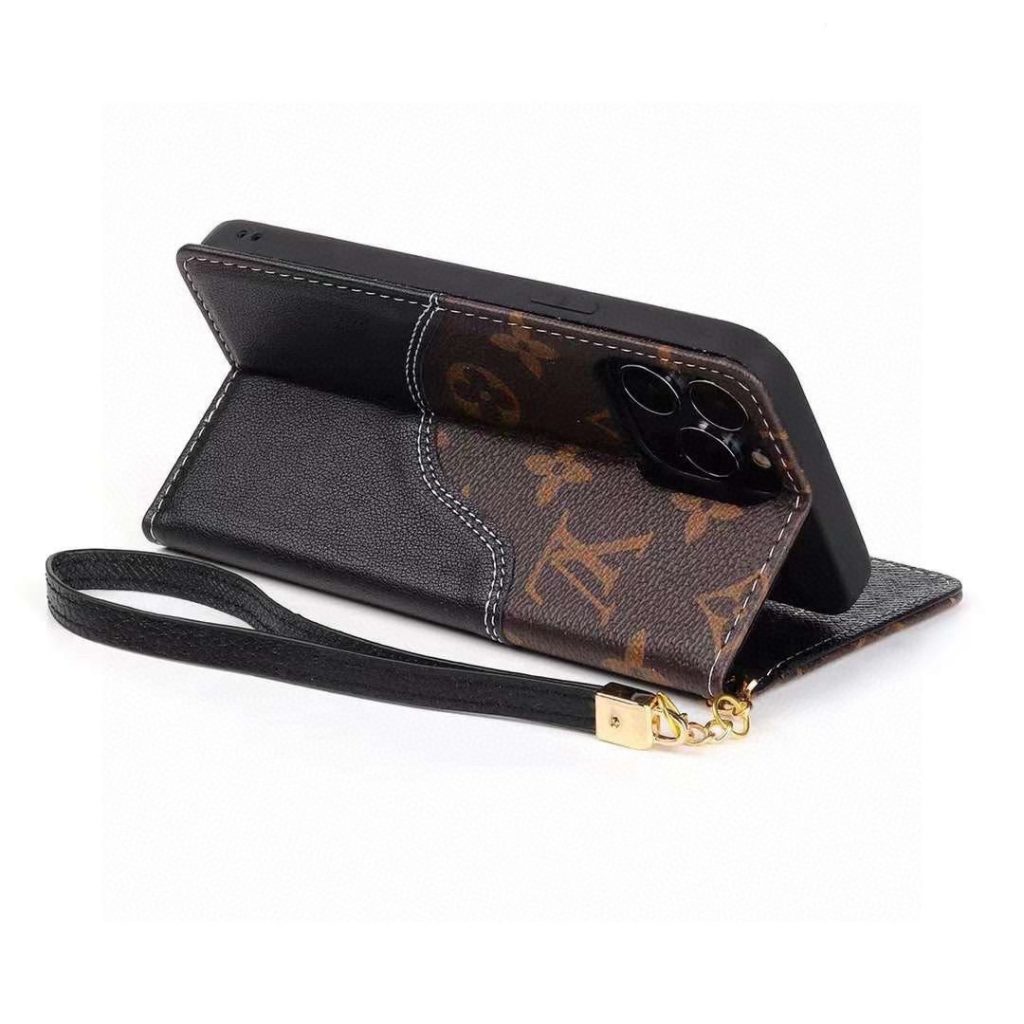 ルイヴィトン　Louis Vuitton　手帳型ケース　スマホケース　モノグラム　デニム　ハードロゴ　スマホカバー - 画像 7