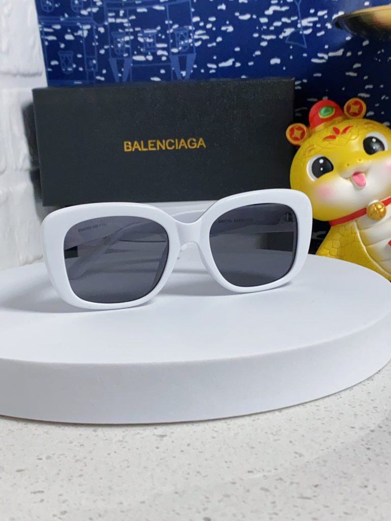 BALENCIAGA バレンシアガ フレームサングラス 2025年新作 フラットフレーム レディース メンズ 多色展開 - 画像 6