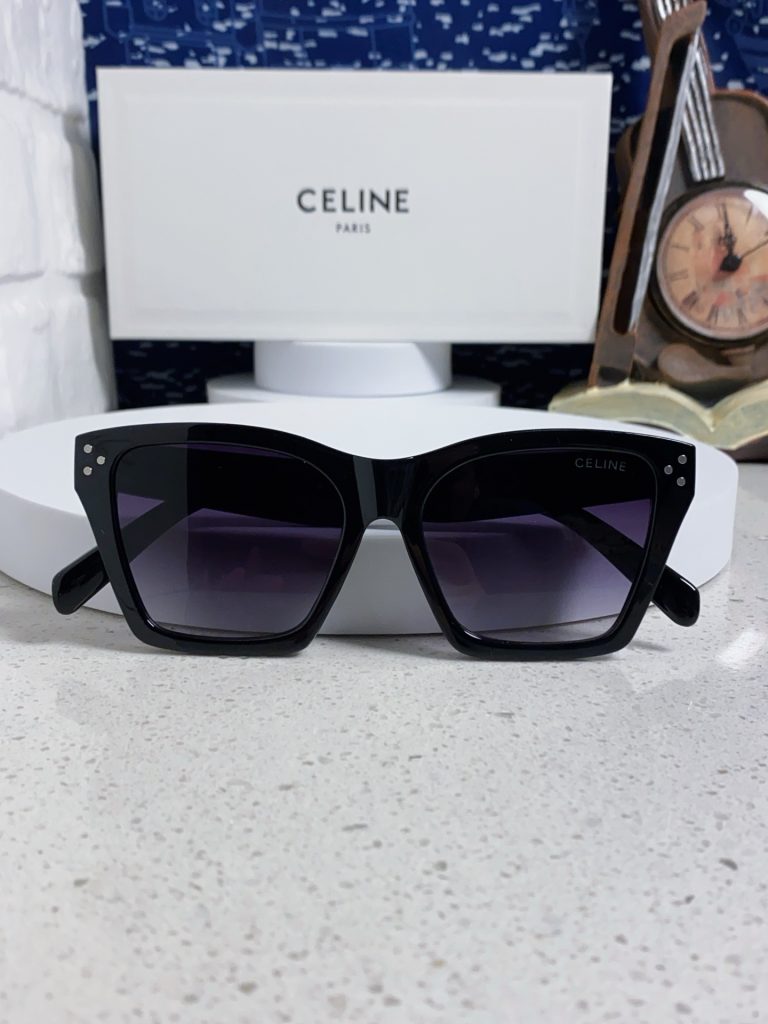 CELINE セリーヌ サングラス フレーム：P125 2025年新作 男女兼用 大人気 デザイン 99016006 001 22 43 黒紫 多色展開 - 画像 2