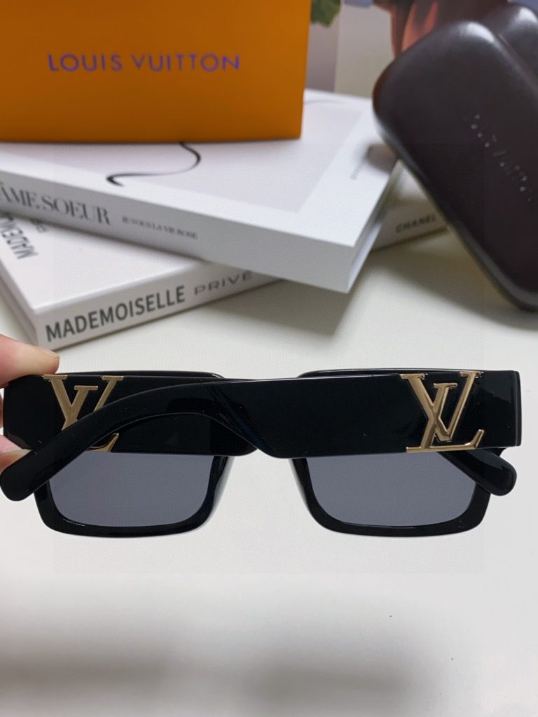 LOUIS VUITTON ルイビトン サングラス フレーム 3Dロゴ メンズ レディース ブラック 多色展開 - 画像 6