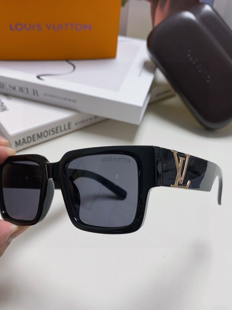 LOUIS VUITTON ルイビトン サングラス フレーム 3Dロゴ メンズ レディース ブラック 多色展開 - 画像 7