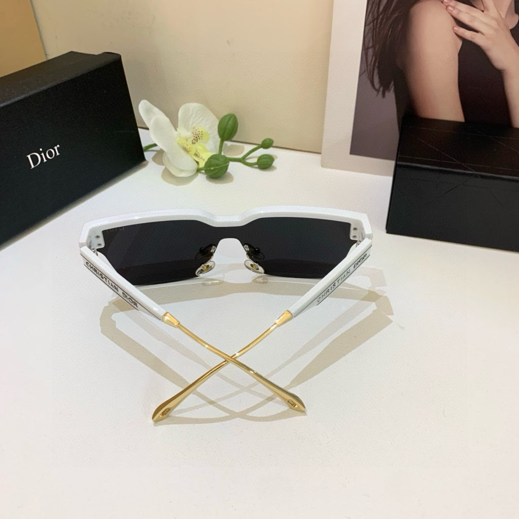 Dior ディオール サングラス フレーム レディース メンズ ホイール型 ブラック ホワイト ボルドー ブラウン 3色展開 - 画像 7