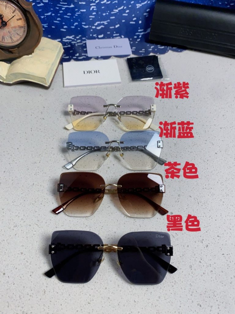 DIOR ディオール サングラス レディース 大顔用 防紫外線 フレームレス 偏光 31166 多色展開 - 画像 4