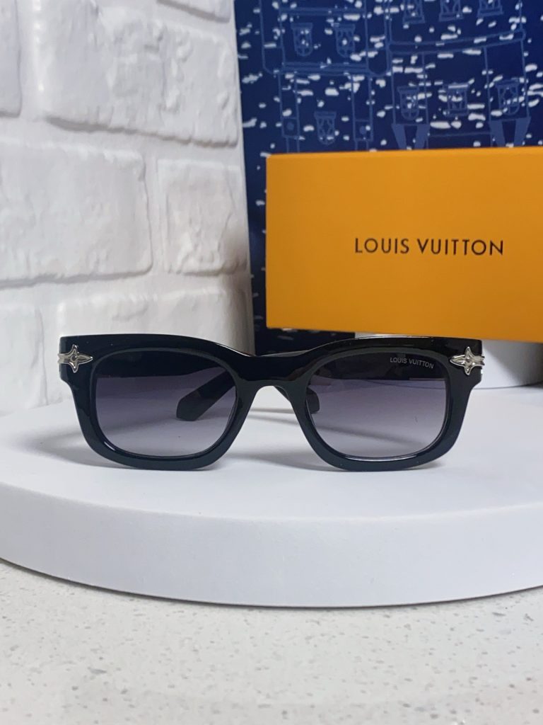 Louis Vuitton ルイヴィトン サングラス メンズ レディース 2025年新作 ブルー ブラック 通勤 レトロ フレーム 多色展開 - 画像 5