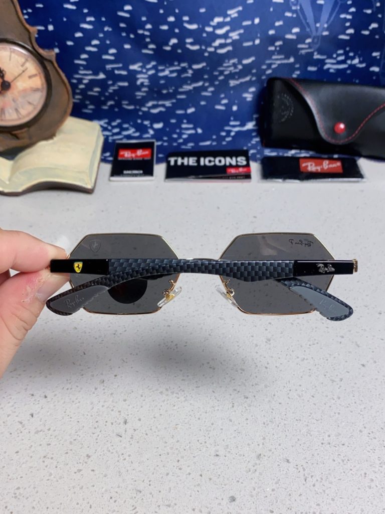 RAYBAN レイバン メンズサングラス フェラーリコラボ ポリカーボネート レンズ 2025年新作 金 黒 ブラック 6色展開 - 画像 8