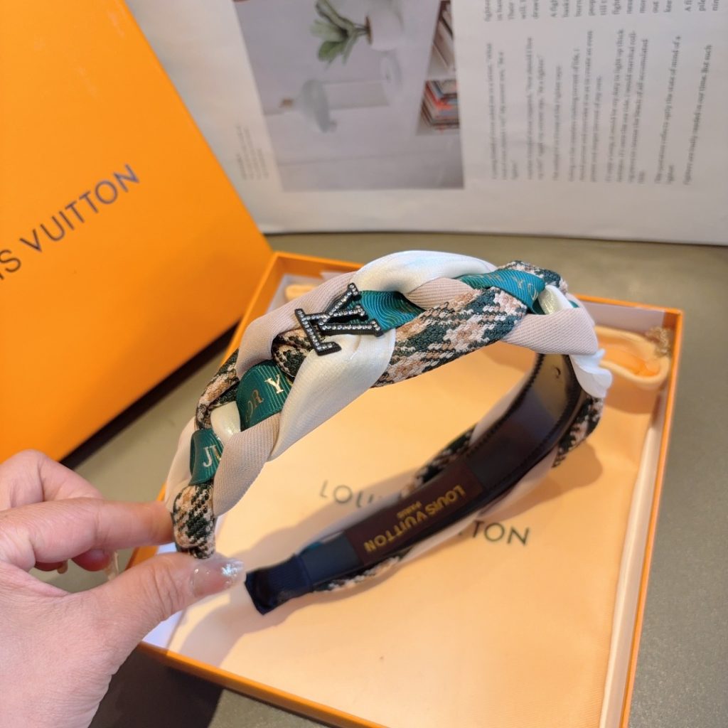LOUIS VUITTON ルイヴィトン ヘアバンド ブランド ファッション ブランド ヘアアクセサリー 全3色 - 画像 8