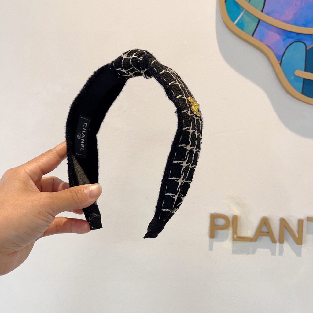 CHANEL シャネル ヘアバンド 本革 ファッション ブランド 2色展開 - 画像 2