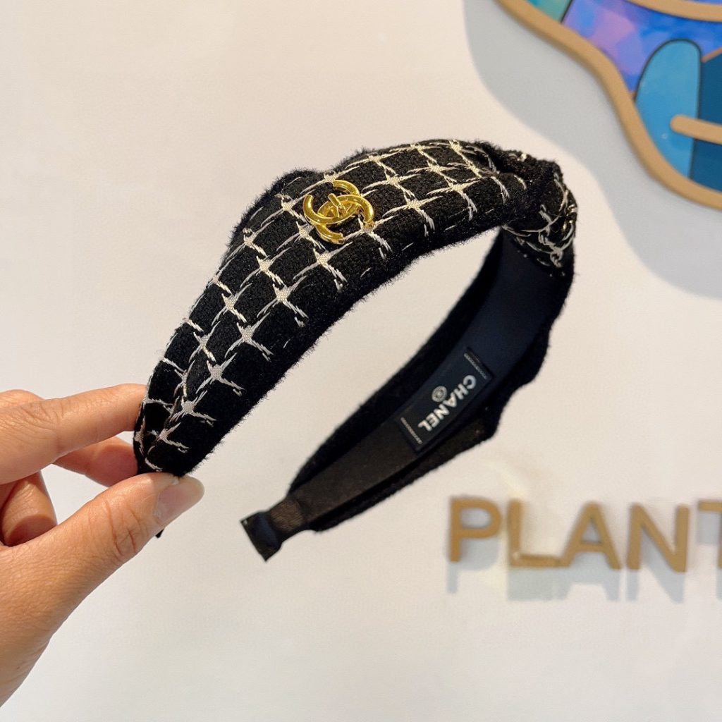 CHANEL シャネル ヘアバンド 本革 ファッション ブランド 2色展開 - 画像 3
