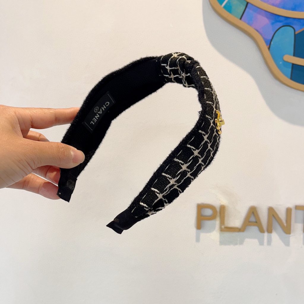 CHANEL シャネル ヘアバンド 本革 ファッション ブランド 2色展開 - 画像 4