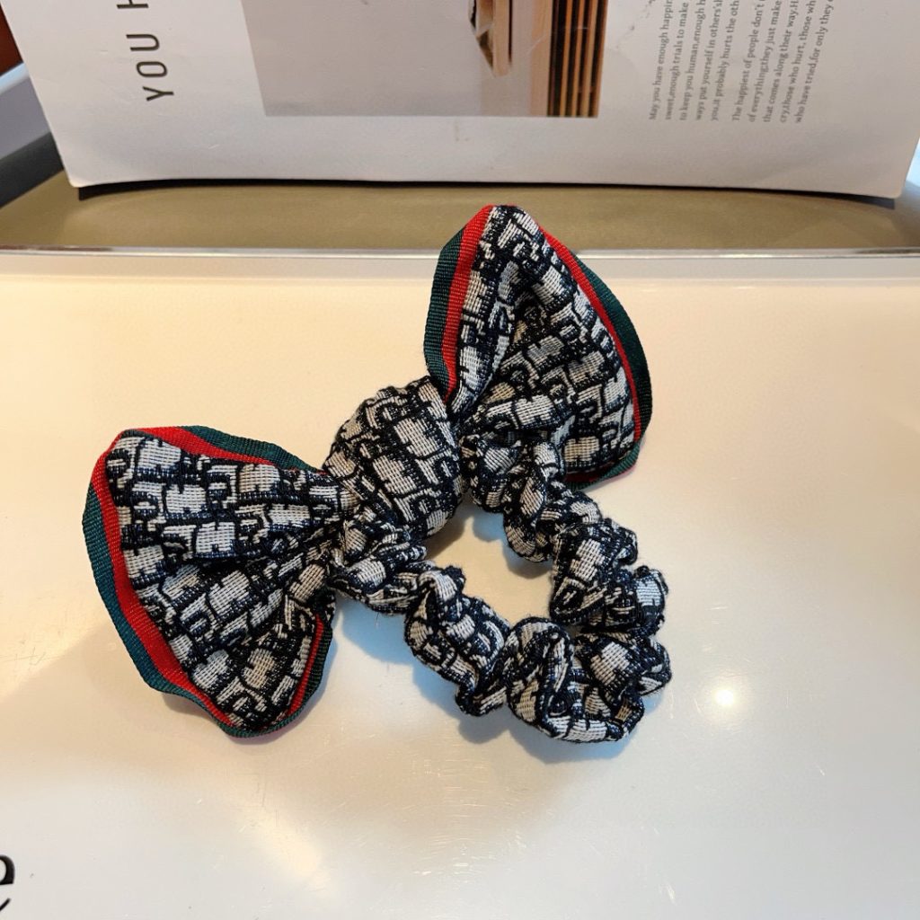 DIOR ディオール ボウタイヘアバンド ディオール風 ブランド風 ブラック 全2色 - 画像 4