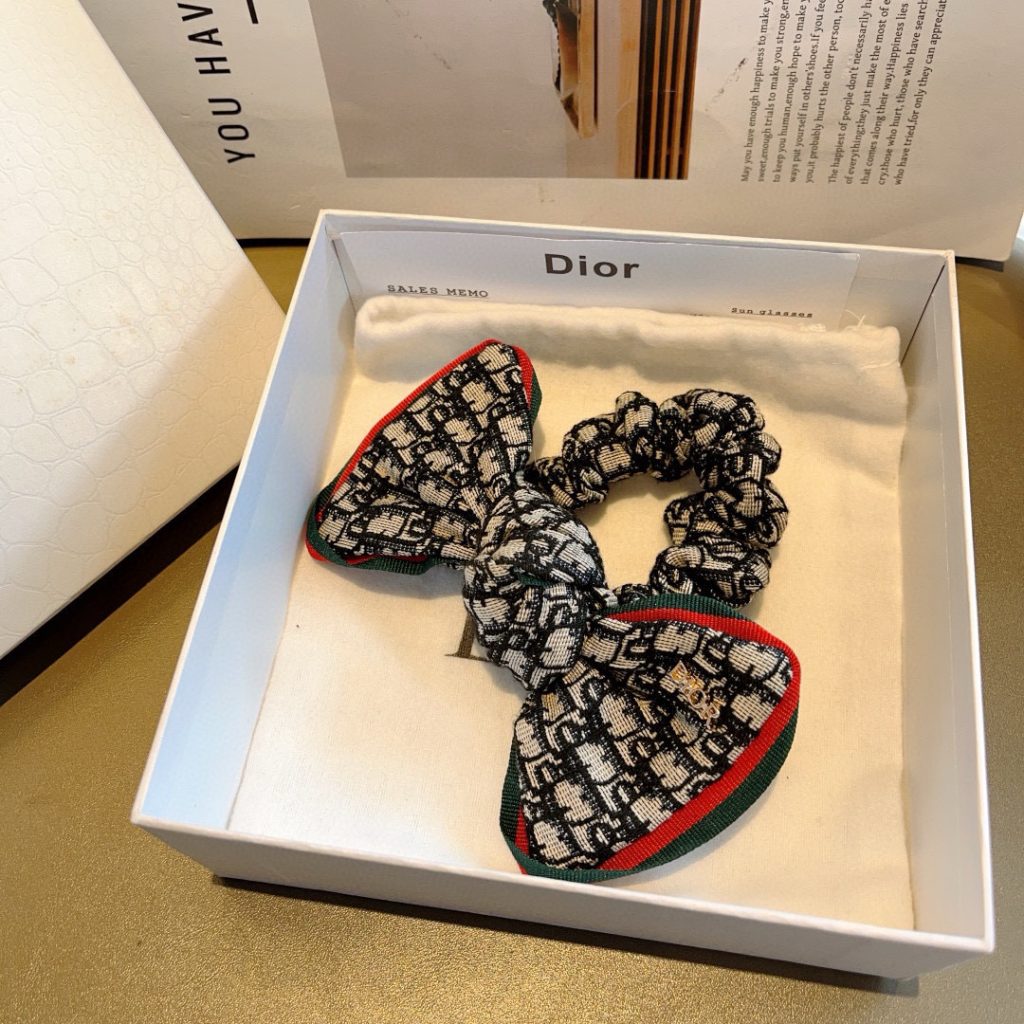 DIOR ディオール ボウタイヘアバンド ディオール風 ブランド風 ブラック 全2色 - 画像 7